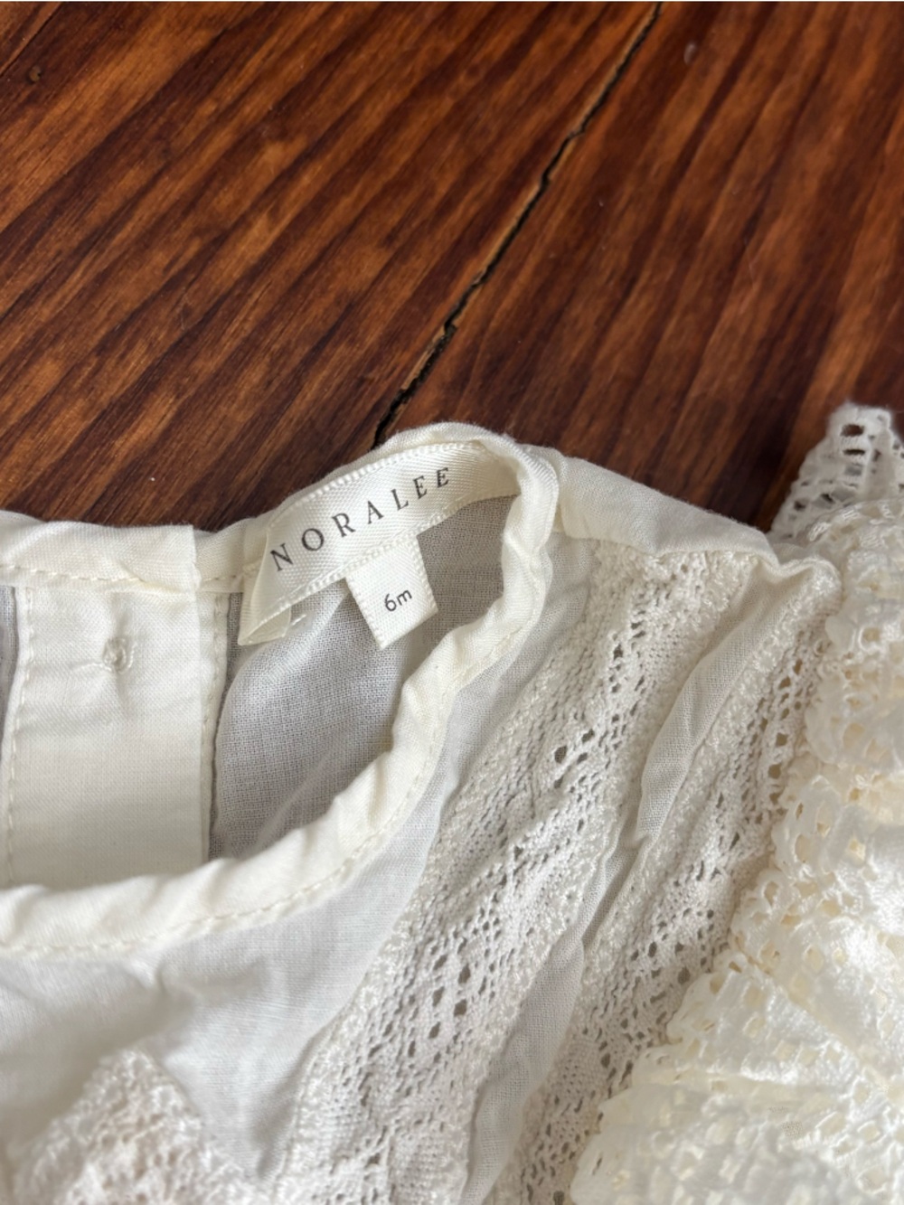 Noralee Genevieve ivory Ruffle Tiered Dress - Picture 4 of 4